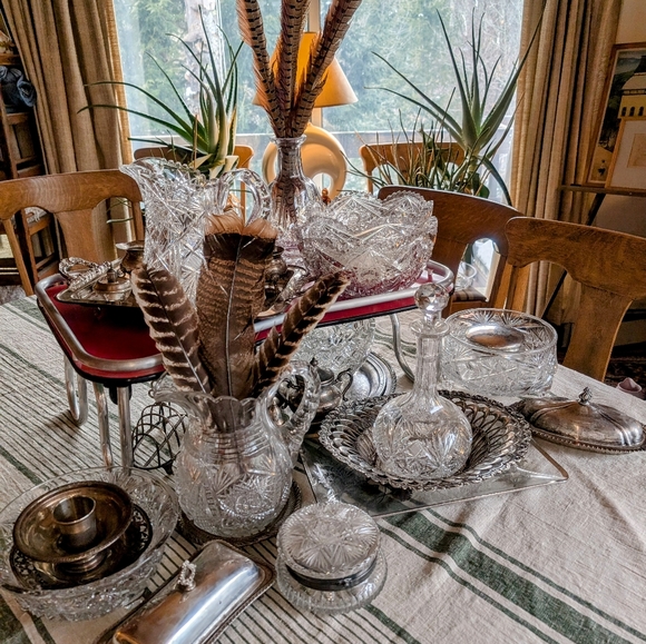 💥SOLD💥Large Antique Lead Crystal Bowl - Picture 12 of 14